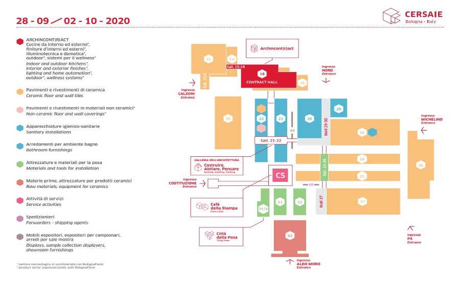 2020年博洛尼亚陶瓷卫浴展推迟到11月举办