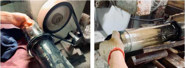 灵感来自竹子形状的玻璃花瓶