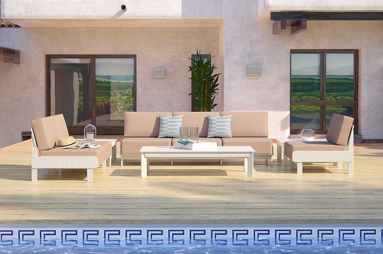 两个采用再生塑料的新户外系列家具