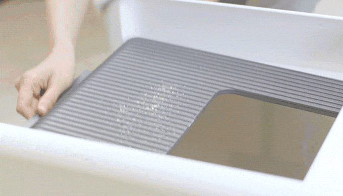 以猫为中心设计的垃圾箱