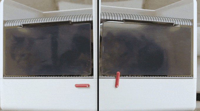 以猫为中心设计的垃圾箱