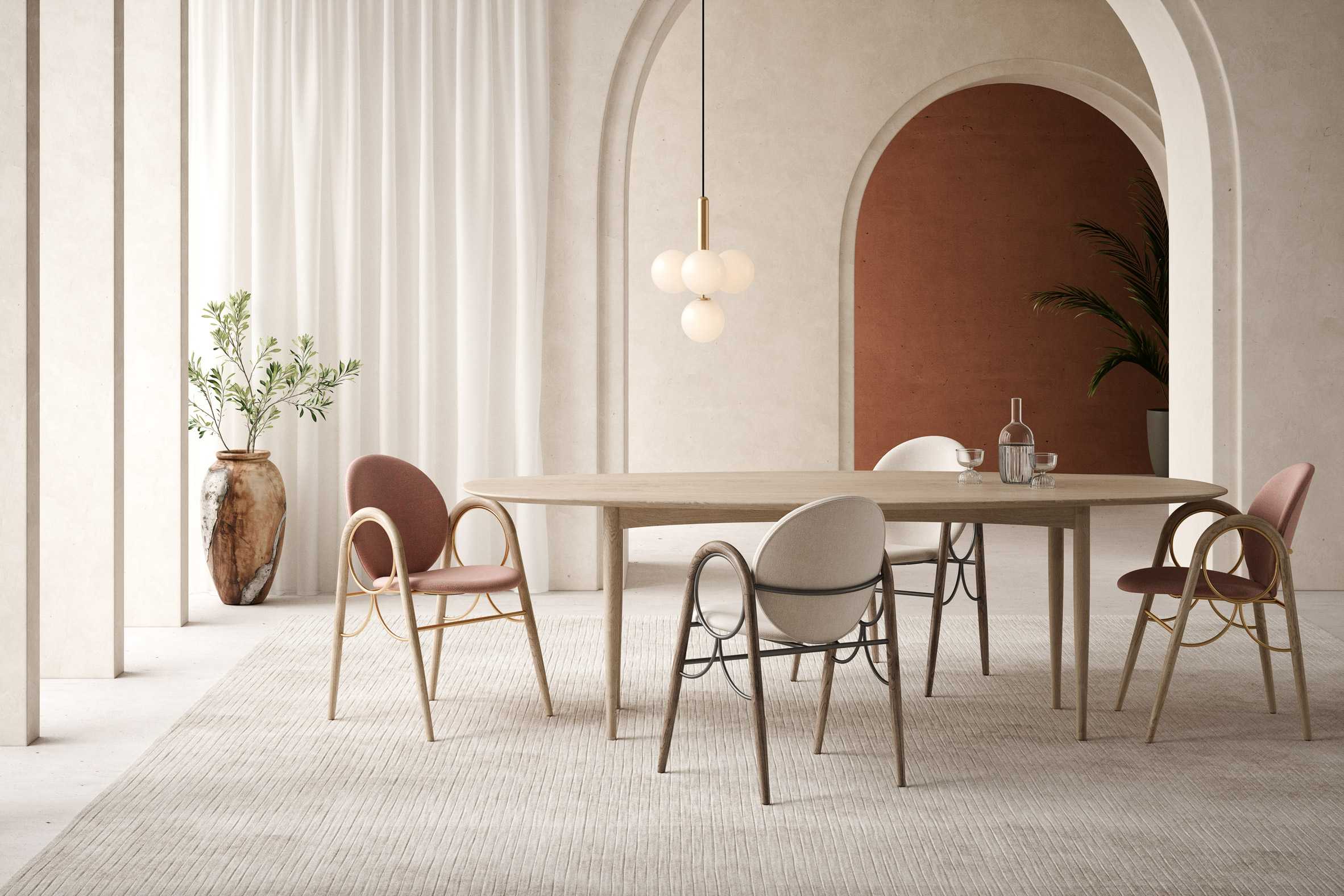 1980年代Nanna Ditzel设计的Arkade椅子首次投入生产