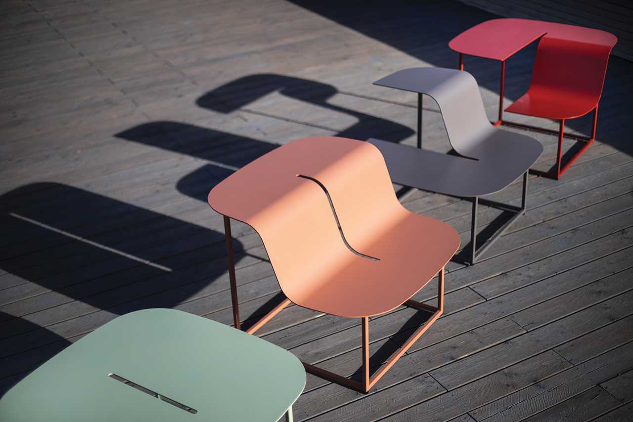 设计灵感来自于海洋魔鬼鱼的家具系列