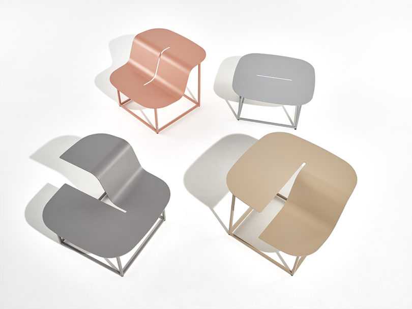 设计灵感来自于海洋魔鬼鱼的家具系列