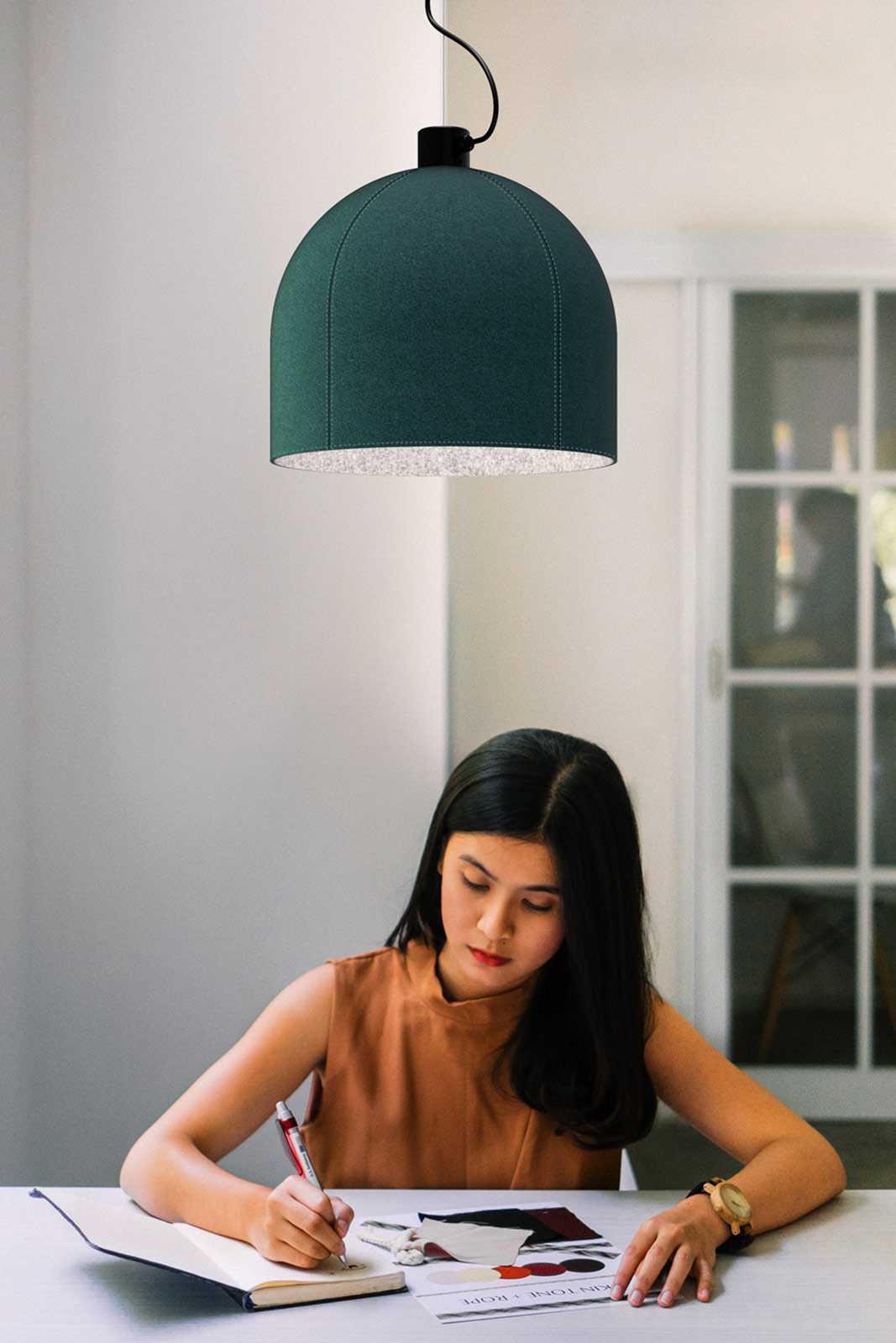 Luxxbox推出Helm Hush声学吊灯