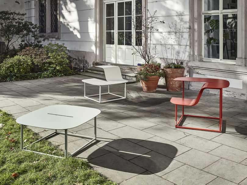 设计灵感来自于海洋魔鬼鱼的家具系列