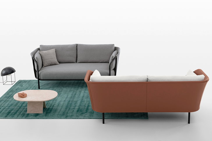 由Skrivo为Bontempi Divani设计的Drape系列沙发