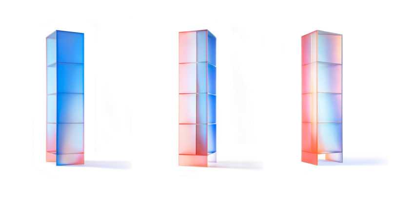 像彩虹一样反射光线的HALO系列家具