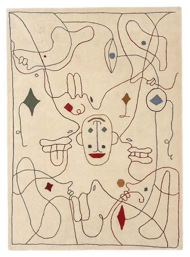 以抽象和嬉戏为特色的地毯设计