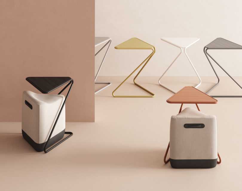 Ziggy桌子和凳子可轻松适应任何工作情况