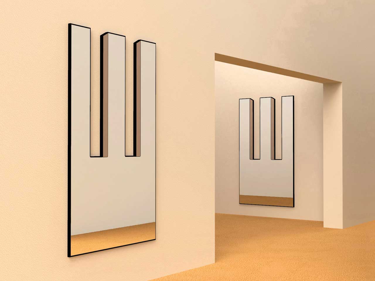 Bower工作室推出了受LuisBarragán启发的图形镜子