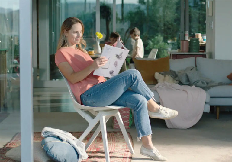 Noho move™椅子由可回收的尼龙绳制成