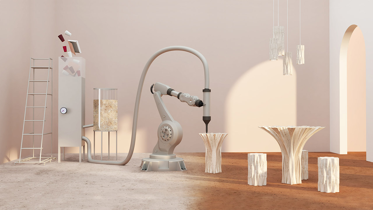 自然界的物体是由生物体构成的