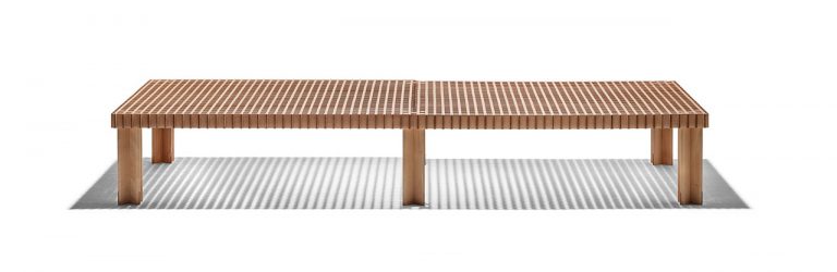 Poltrona Frau重新发布了1974年的Kyoto餐桌