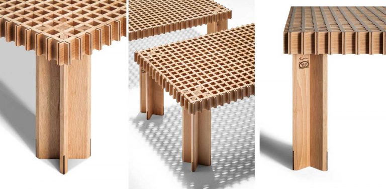 Poltrona Frau重新发布了1974年的Kyoto餐桌