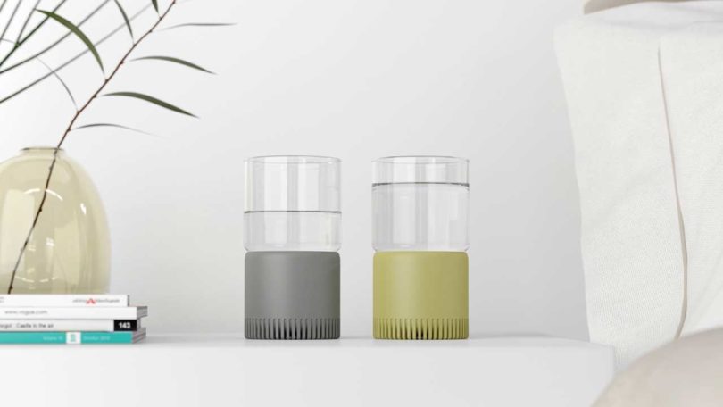 LittleSolves设计安静的玻璃杯，避免在放下时产生噪音