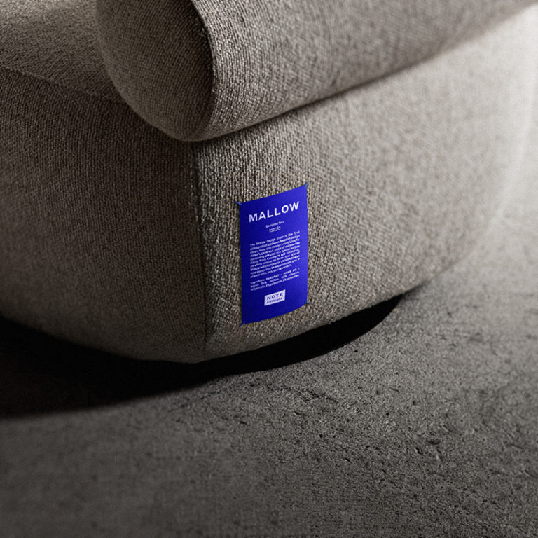 Note 设计工作室推出了带有Mallow休闲椅的Note版本