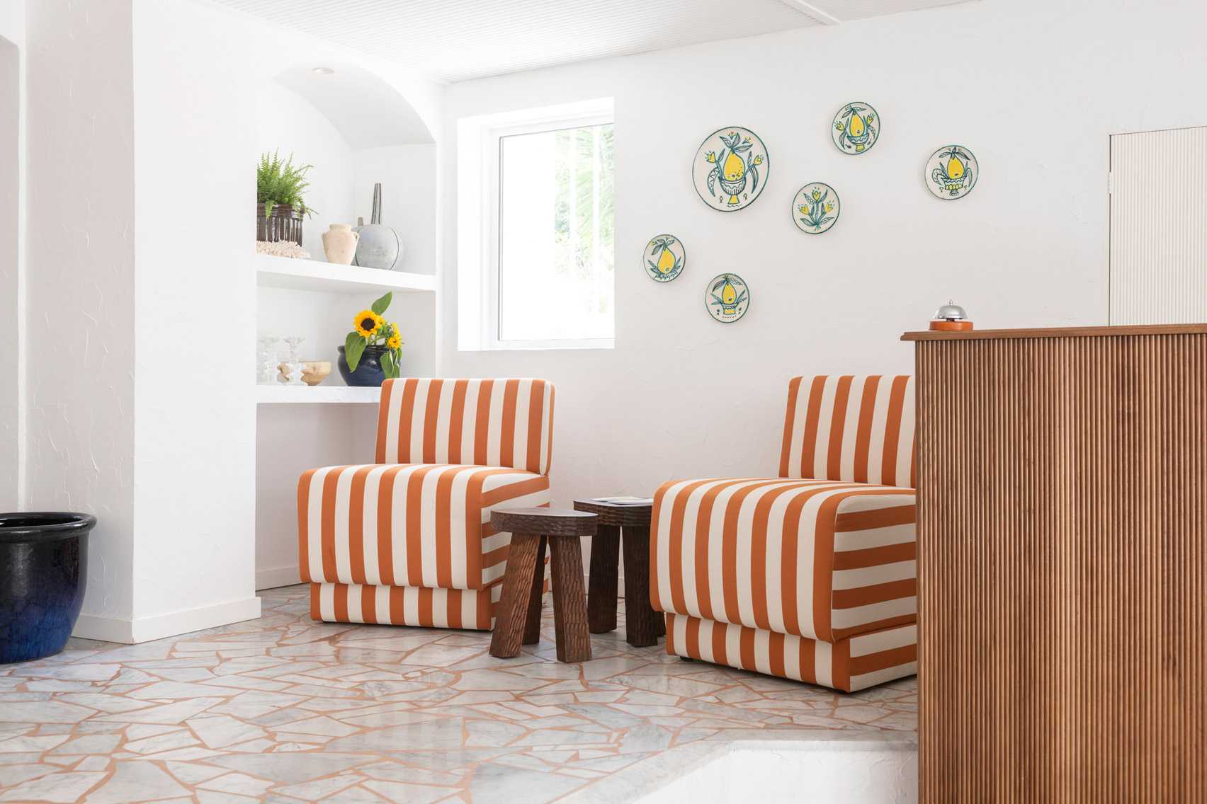 Stéphanie Lizée为 Le Sud酒店的内部设计是对法国南部的一种敬意