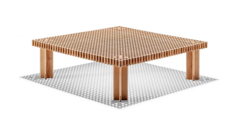 Poltrona Frau重新发布了1974年的Kyoto餐桌