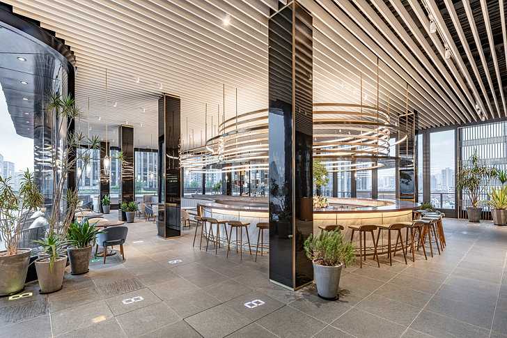 Kokaistudios为上海Cloud Bistro设计室内设计