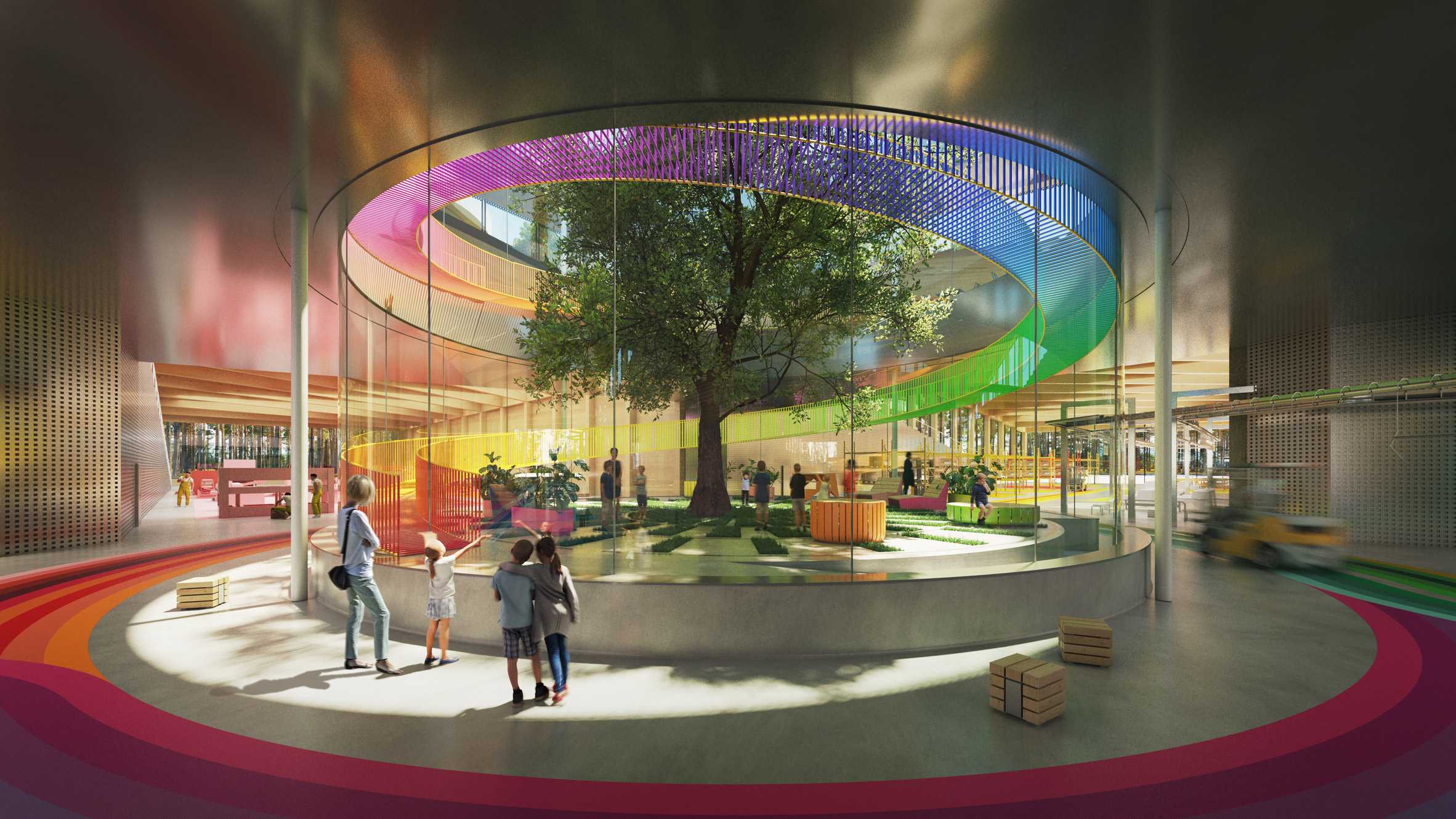 建筑工作室BIG在挪威森林为Vestre设计家具工厂