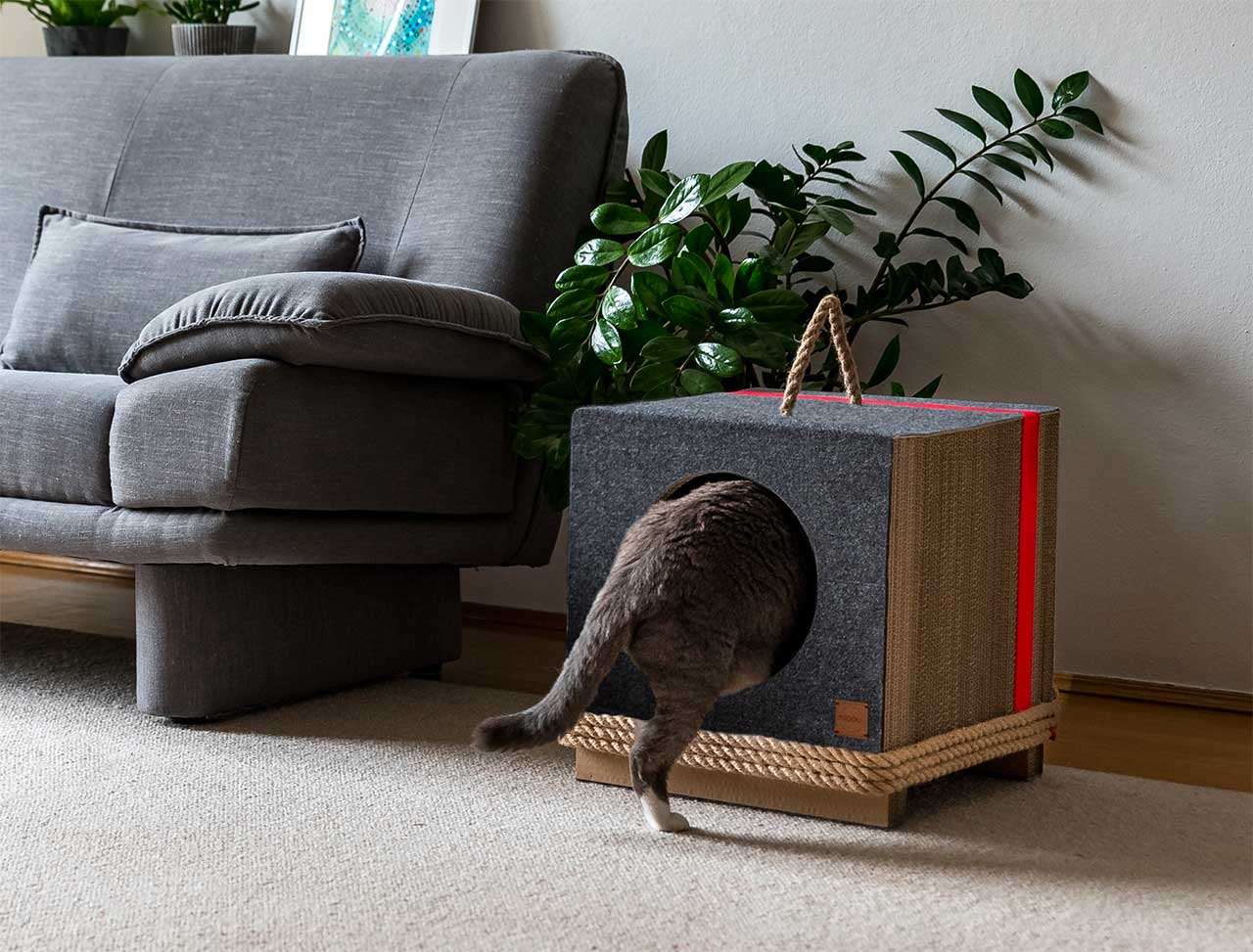 Mioou：由建筑师设计的现代猫咪家具