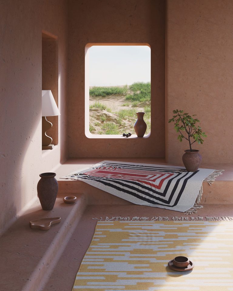 用贝尼地毯设计你自己的平织地毯