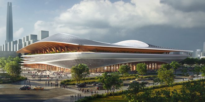 扎哈·哈迪德（Zaha Hadid）建筑师事务所在中国设计了西安国际足球中心