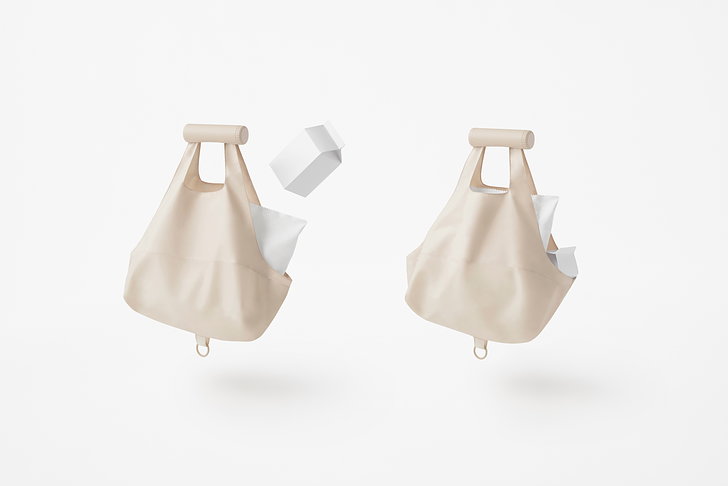 设计工作室Nendo为便利店巨头Lawson设计环保袋