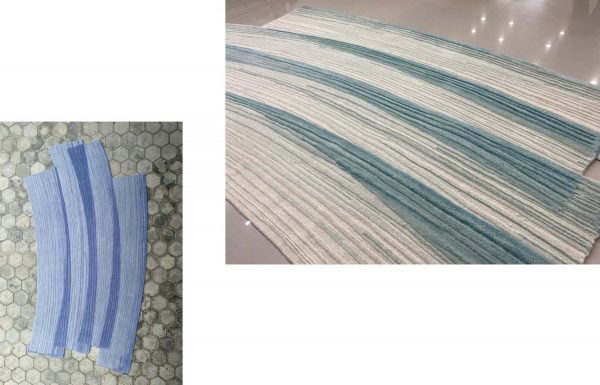 SABINE MARCELIS为CC-TAPIS设计的STROKE地毯系列