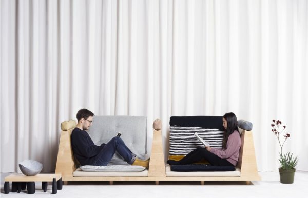 UMÉSTUDIO设计的ZABUTON沙发将日式外观带入家中