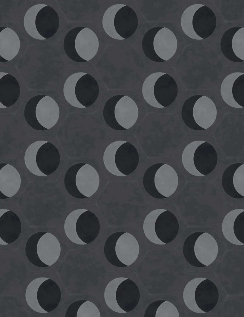 艾米·怀尔德（AiméeWilder）添加了受月球启发的图形，模块化瓷砖系列