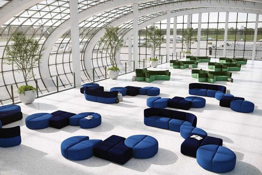 以包浩斯积木为灵感，能无限变形的缤纷模块沙发