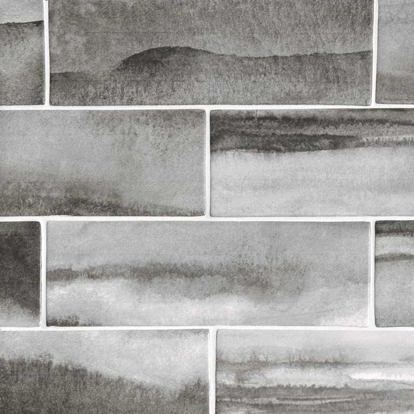 设计师Erin Adams蕴藉山水意象的雾面瓷砖
