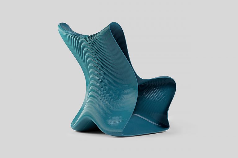 波动+未来主义，与Mawj 3D打印椅子见面