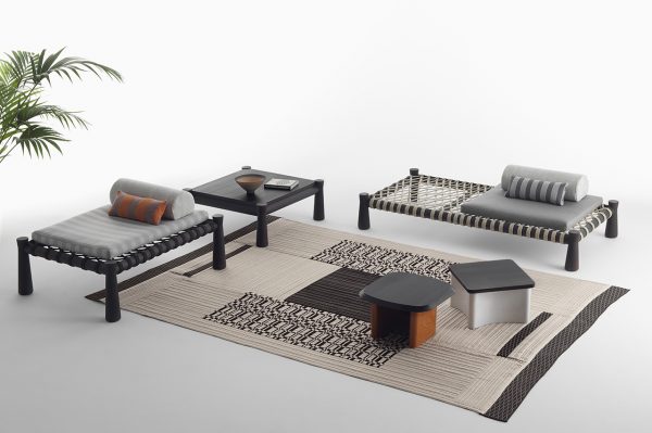 Chiara Andreatti设计的Guna户外家具系列，以多民族风格为灵感