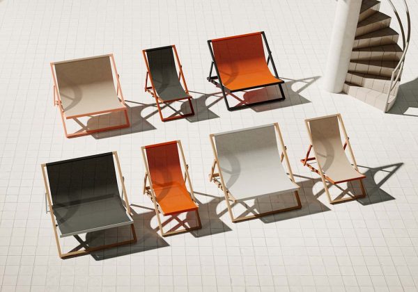 由OISIDE设计的GANDULA，是典型地中海躺椅的最新和高效版本
