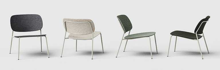 家具设计工作室 De Vorm 推出 Hale 休闲椅