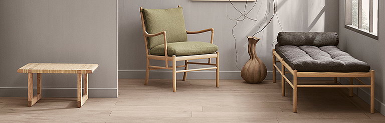 Carl Hansen & Son 推出 Børge Mogensen 的短款桌椅