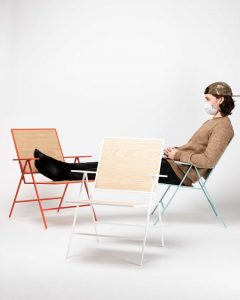 Sander Nevejans 的超薄折叠椅 折叠后只有 2 厘米厚