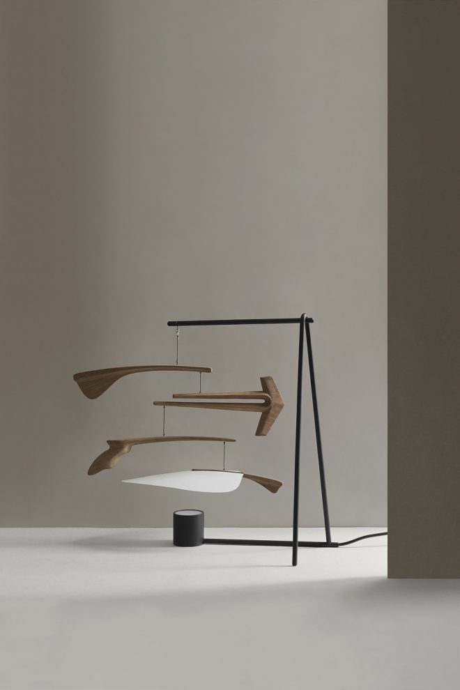 Óseo 照明是二合一的：动能雕塑 + 灯光