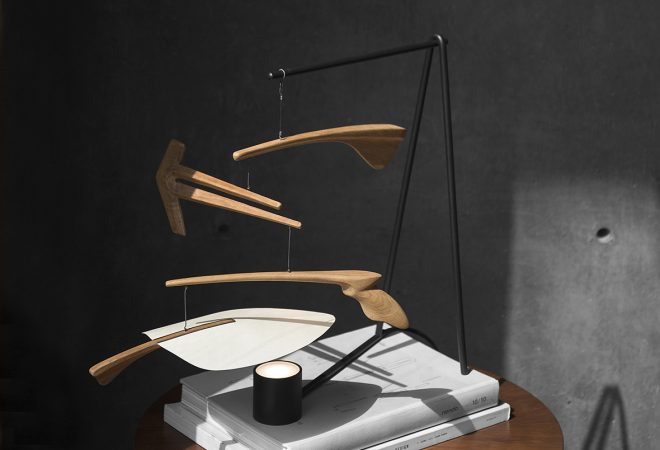 Óseo 照明是二合一的：动能雕塑 + 灯光