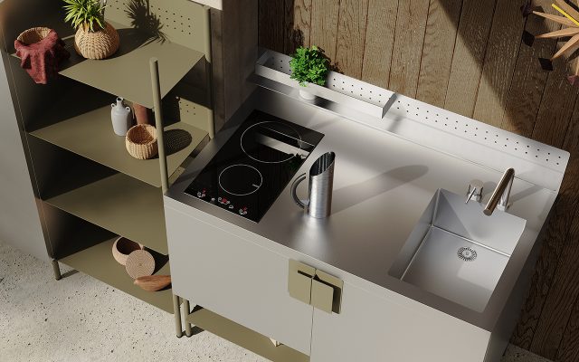 意大利橱柜品牌：ABIMIS 推出可持续的四季户外厨房 ÀTRIA