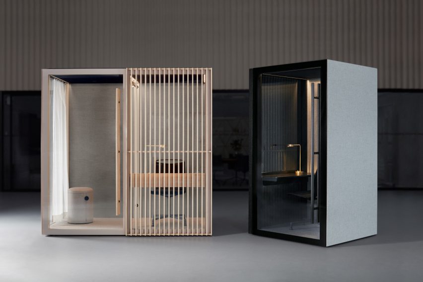 极简风格工作隔音舱：Abstracta在米兰家具展推出的新品