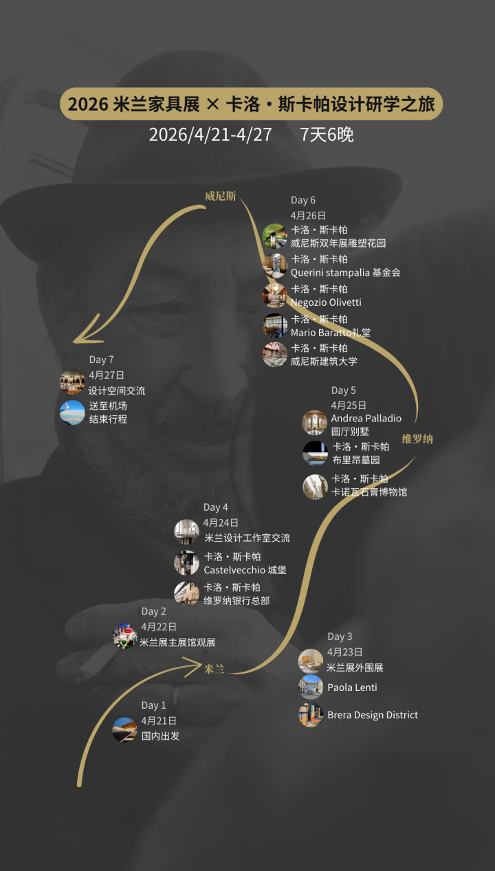 2026米兰国际家具展 | 米兰威尼斯深度设计研学之旅