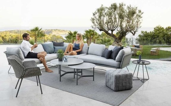 丹麦编织工艺时尚与功能并重的户外家具