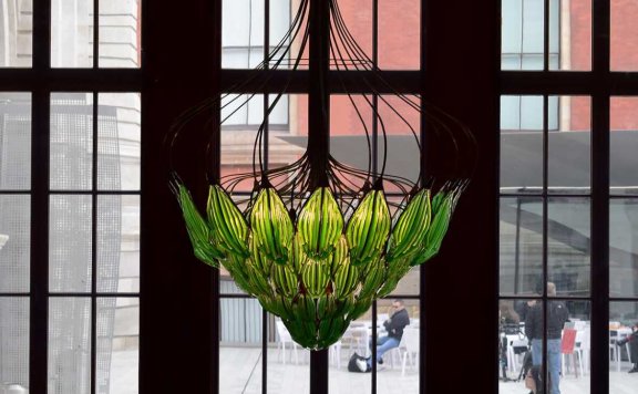 世界上第一个可净化室内空气的仿生吊灯:Exhale枝形吊灯