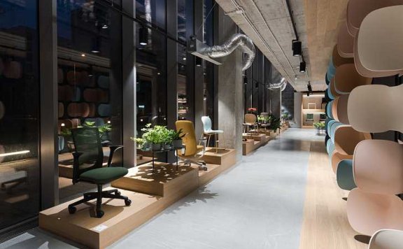北欧家具制造商Flokk在波兰华沙开设的陈列室