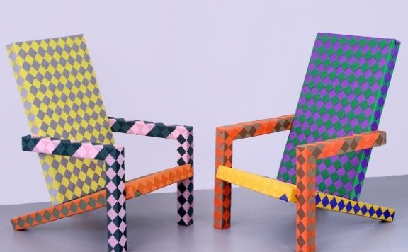 LEX POTT的手工编织椅子是经典躺椅上的有趣转折