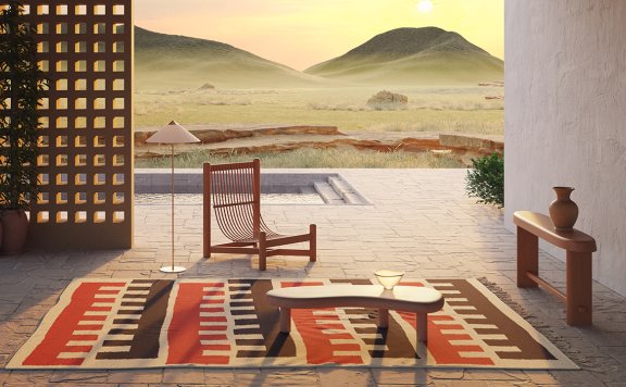 用贝尼地毯设计你自己的平织地毯